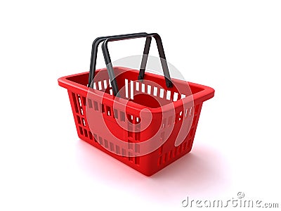 Shopping basket Stock Photo