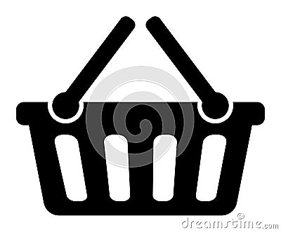 Shopping basket icon Vector Illustration