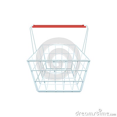 Shopping Basket Illustration Vector Illustration