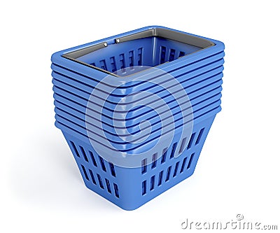 Shopping baskets Stock Photo