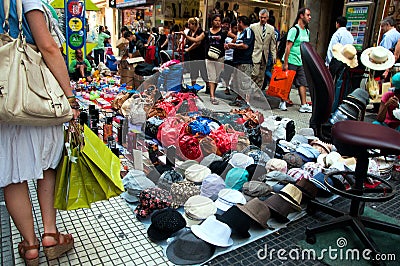 Shopping in Buenos Aires Editorial Stock Photo