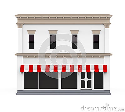 Shopping Building Icon Isolated Stock Photo