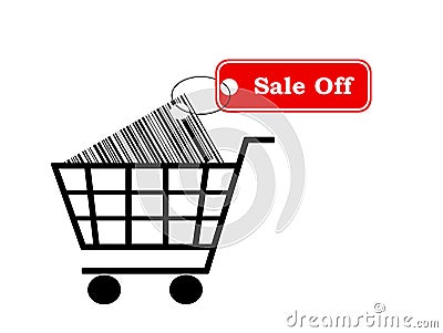 Shopping cart Stock Photo