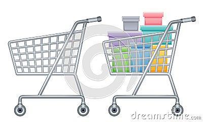 Shopping cart Vector Illustration