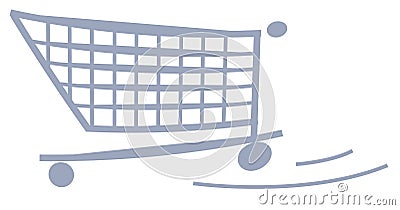 Shopping cart Stock Photo