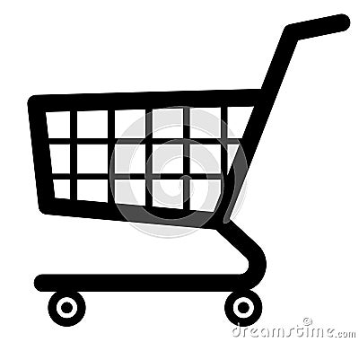 Shopping cart icon (Vector) Vector Illustration