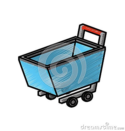 Shopping cart icon Vector Illustration