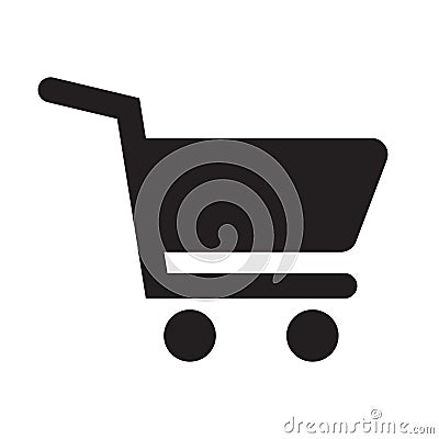 Shopping cart icon Vector Illustration