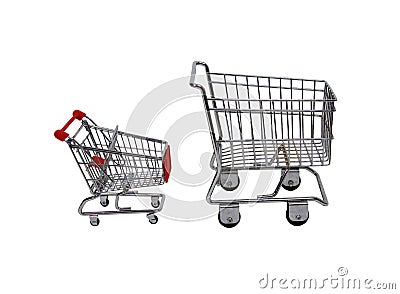 Shopping Carts Stock Photo