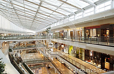 Shopping center Stock Photo