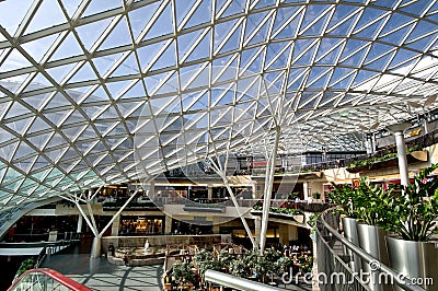 Shopping Center Golden Terraces - Warsaw - Poland Editorial Stock Photo