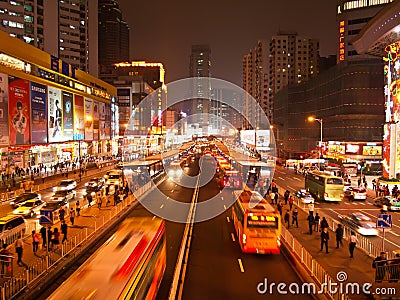 Shopping Computer Market ,Tianhe road , Guangzhou Editorial Stock Photo