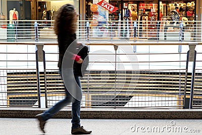 Shopping girl Stock Photo