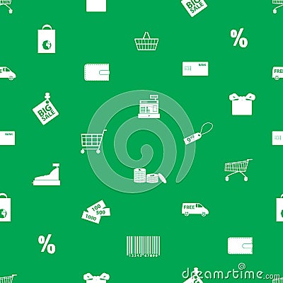 Shopping icons pattern eps10 Vector Illustration