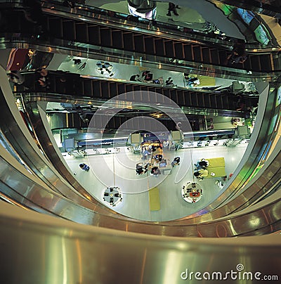 Shopping mall Vector Illustration