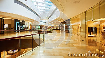 Shopping mall center Stock Photo