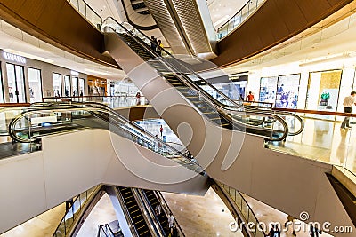 shopping mall center Editorial Stock Photo