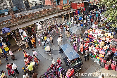 Shopping near the New Market, Kolkata, India Editorial Stock Photo