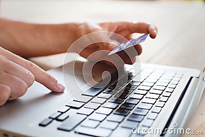 Shopping online Stock Photo