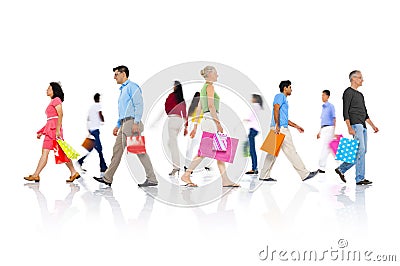 Shopping Purchase Retail Customer Consumer Sale Concept Stock Photo