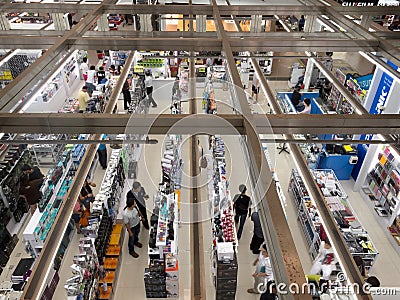 Shopping at Sim Lim Square Editorial Stock Photo