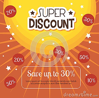 Shopping special offers Vector Illustration