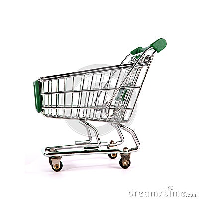 Shopping trolley Stock Photo