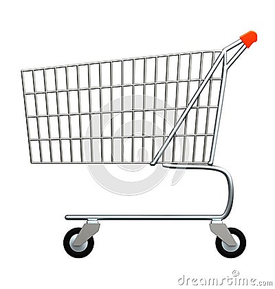 Shopping Trolley Stock Photo