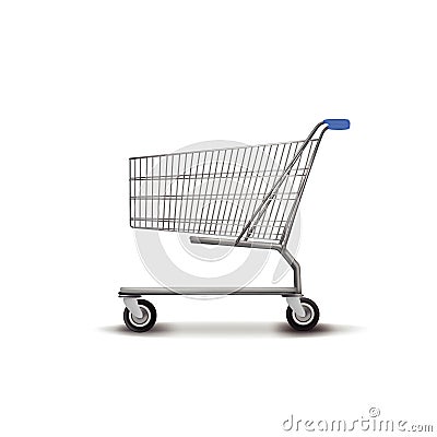 Shopping Trolley Vector Illustration