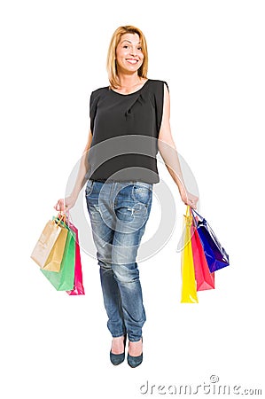 Shopping woman Stock Photo