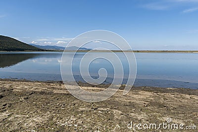 Shore at Rabisha lake near by Magura cave Stock Photo