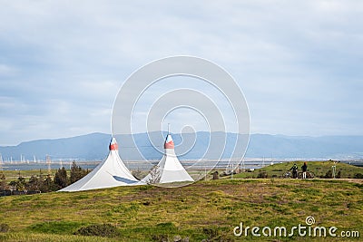 Shoreline Amphitheatre in Mountain View Editorial Stock Photo