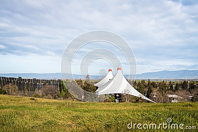 Shoreline Amphitheatre in Mountain View Editorial Stock Photo