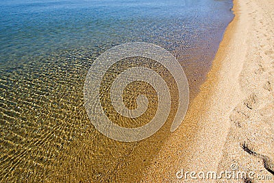 Shoreline lake tahoe Stock Photo