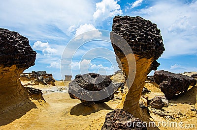 Shoreline in Taiwan Stock Photo