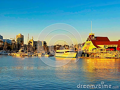 Shoreline Village Long Beach California Editorial Stock Photo