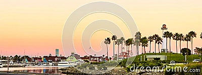 Shoreline Village Long Beach California Stock Photo