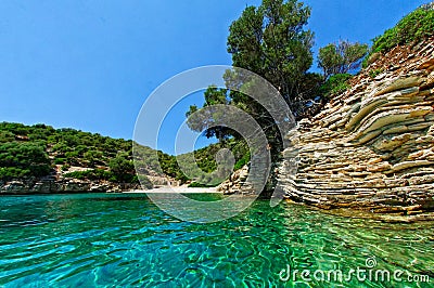 Shores of Zakynthos Stock Photo