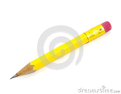Short pencil Stock Photo