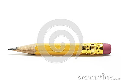 Short Pencil Stock Photo