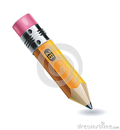 Short pencil Vector Illustration