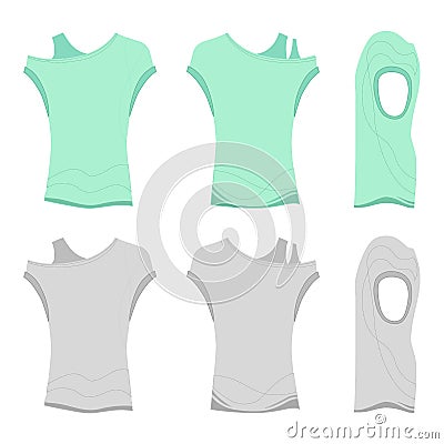 Short sleeve t-shirt Vector Illustration