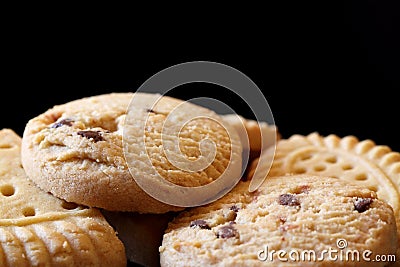 Shortbread biscuits Stock Photo