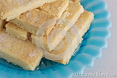 Shortbread biscuits Stock Photo