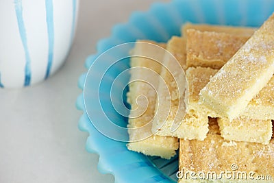 Shortbread biscuits Stock Photo