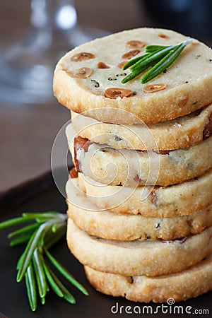 Shortbread cookies. Stock Photo