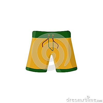 shorts colored icon. Element of summer pleasure icon for mobile concept and web apps. Cartoon style shorts colored icon can be Stock Photo