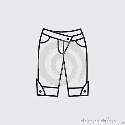 Shorts Vector Illustration