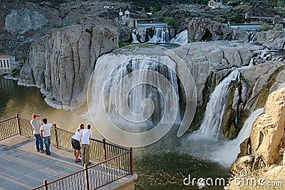 Shoshone Falls, Idaho. Stock Photo