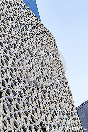 Shot of a facade of a modern building. City Editorial Stock Photo